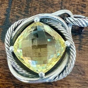 David Yurman Infiniti Lemon Yellow Enhancer (no chain)